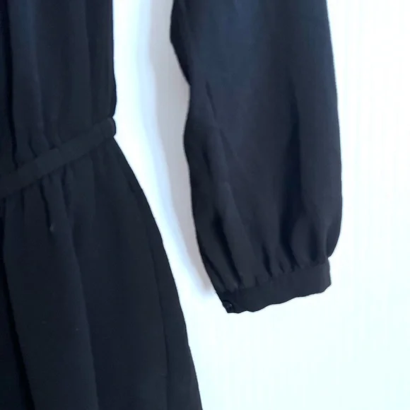 MICHAEL Michael Kors Black Romper Size XS Ruffles Off Shoulder EUC - Picture 4 of 8